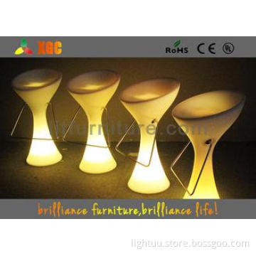 Professional LED Bar Chair led glow furniture With 16 color
